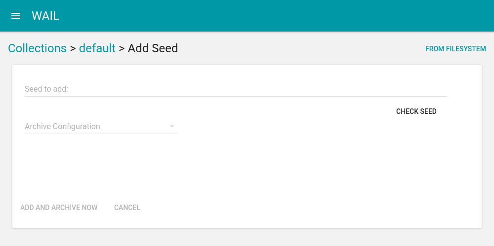 Add Seed Live Web